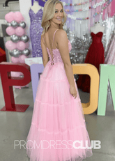 Novia |Pink Long Prom Dresses Shops With A Line Sweetheart Lace - Price #price_variant_lowest# - Pink - PromDressClub